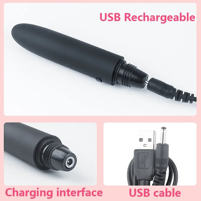 Wibrujący Pędzel do Makijażu z 10 Trybami